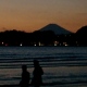 07)鎌倉、材木座海岸からの富士山。